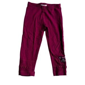 Adorable Naartjie Pink Leggings - 18-24 Months - Pom Poms